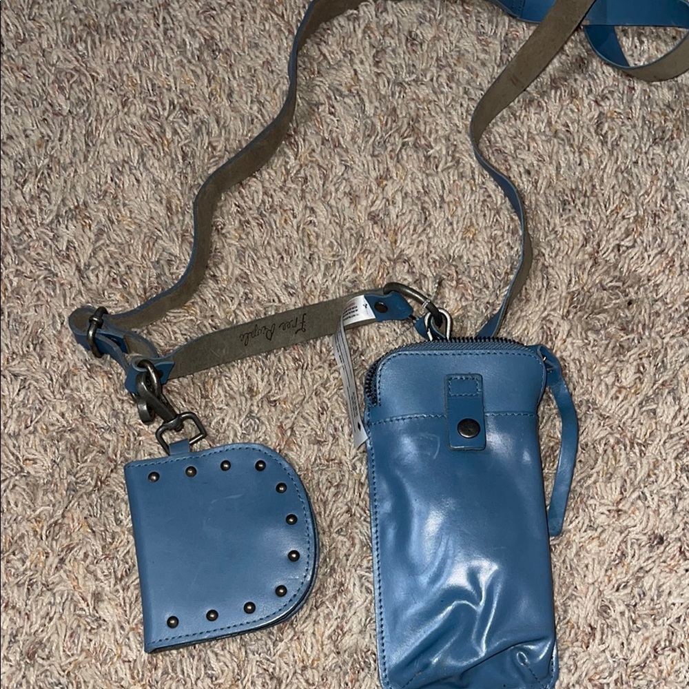 Free People Blue Crossbody Bag Set